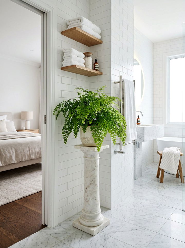 Maidenhair Fern Bedroom - 30 bedroom low light plants
