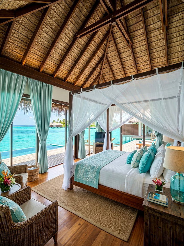Maldives Inspired Bedroom - 30 resort bedroom ideas
