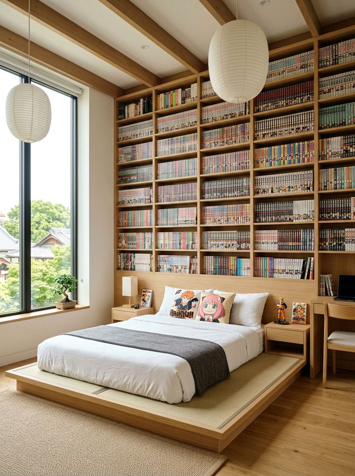 Manga Themed Bedroom - 30 comic book bedroom ideas