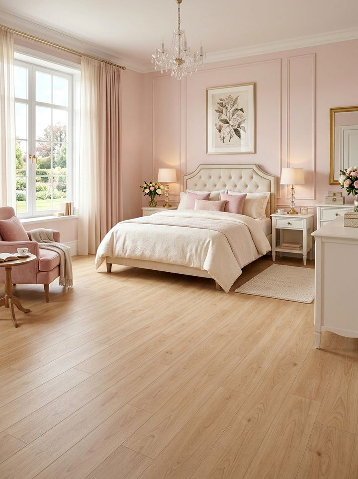 Maple Wood Vinyl Flooring - 30 bedroom vinyl flooring ideas