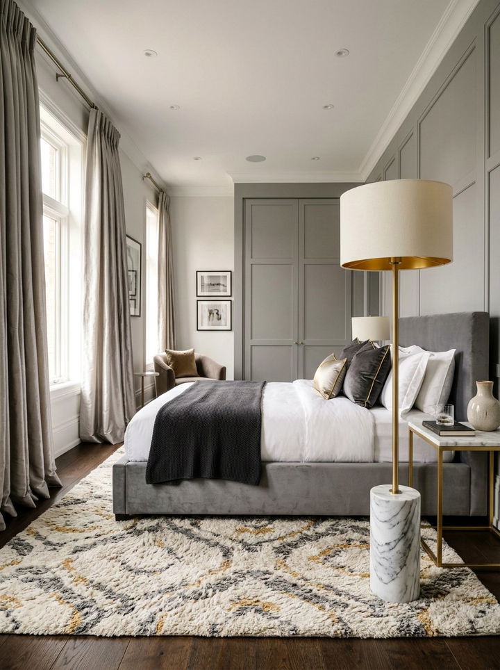 Marble Base Floor Lamp - 30 bedroom floor lamps