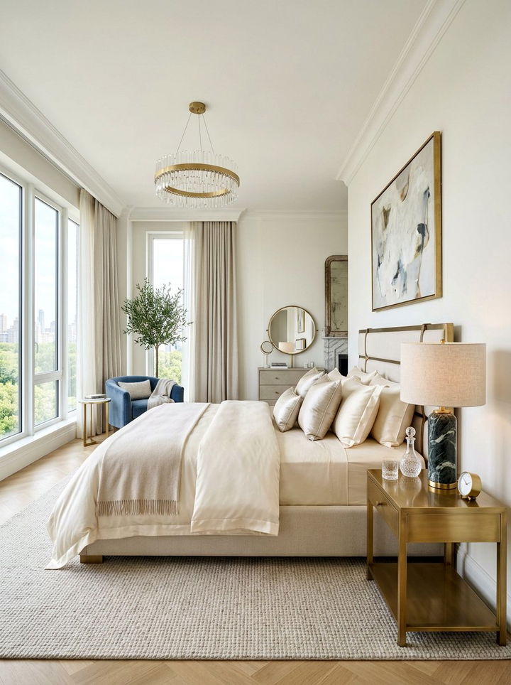 Marble Base Table Lamp - 30 bedroom lamp ideas