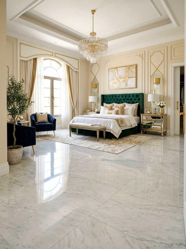 Marble Bedroom Floor Slab - 30 bedroom flooring ideas
