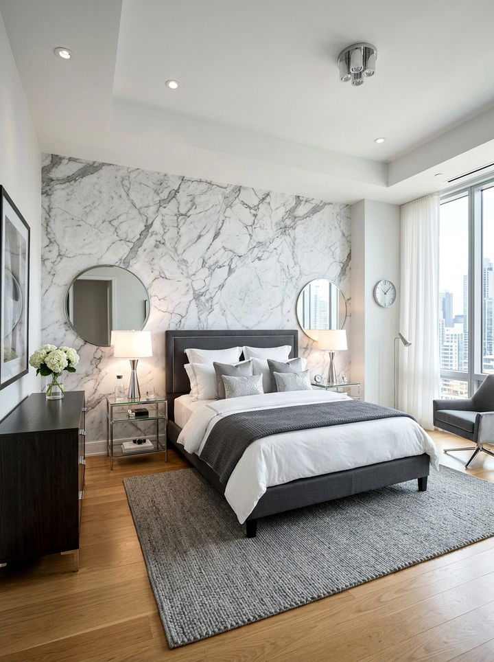 Marble Effect Wallpaper - 30 bedroom removable wallpapers