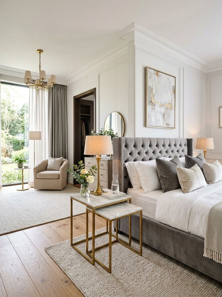 Marble Nesting Nightstand - 30 bedroom nesting tables