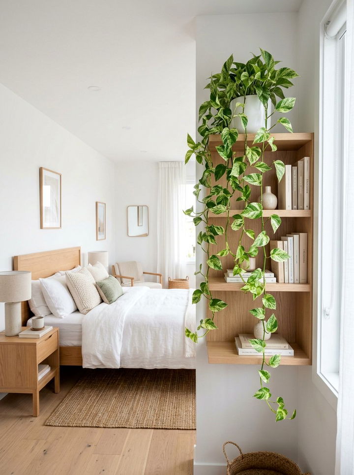 Marble Queen Pothos - 30 bedroom air purifying plants