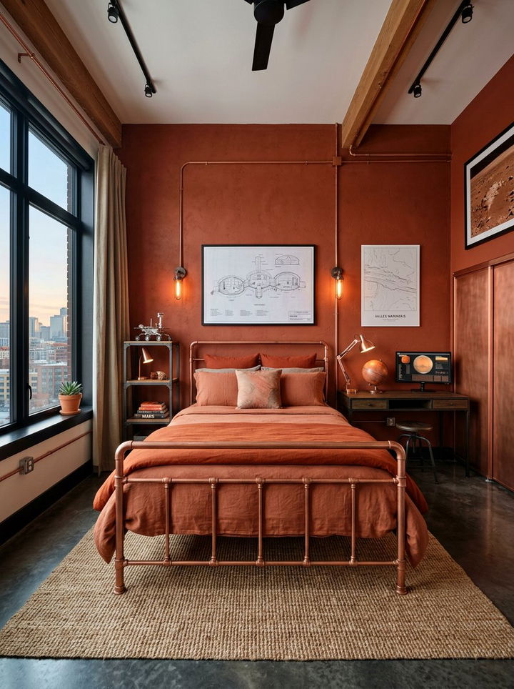 Mars Themed Room - 30 planet bedroom ideas