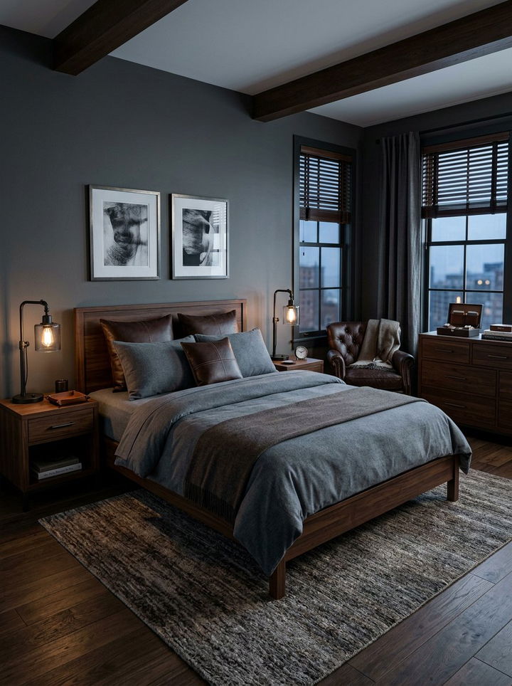Masculine Bedroom Decor - 30 bedroom bed making ideas