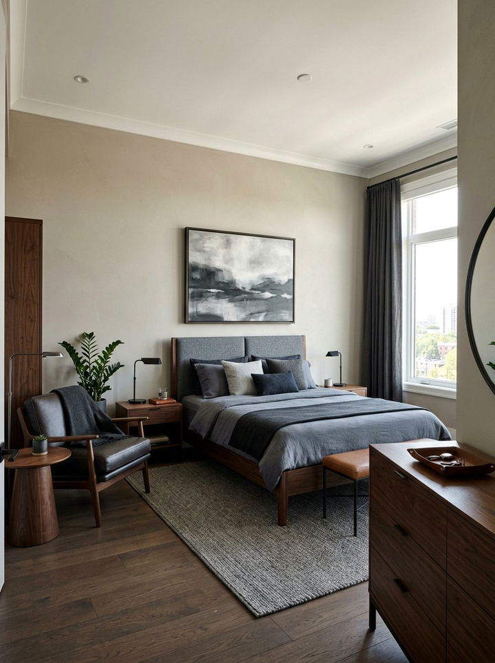 Masculine Neutral Bedroom - 30 neutral bedroom ideas
