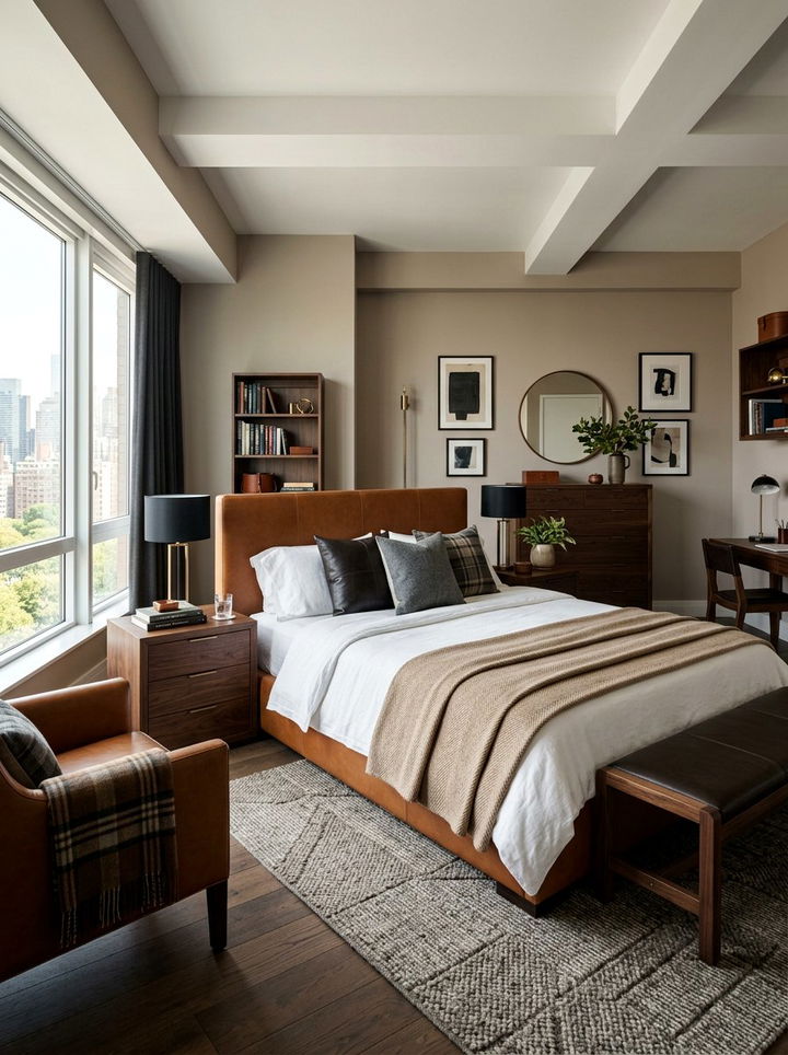 Masculine Tan Bedroom - 30 tan bedroom ideas