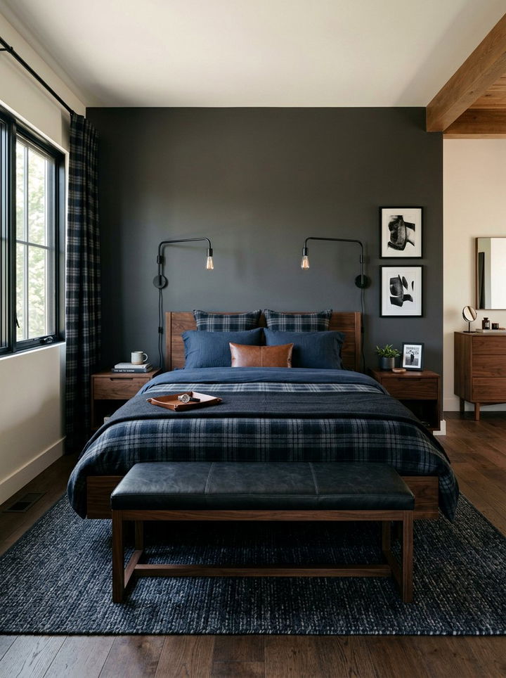 Masculine bedroom - 30 designer bedroom ideas