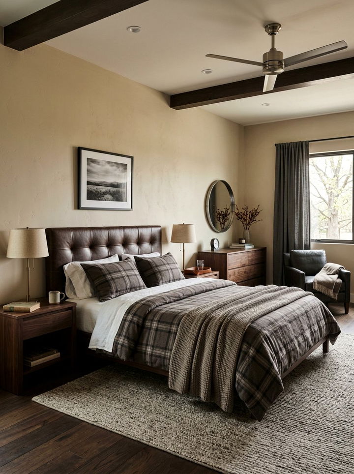 Masculine beige bedroom - 30 all beige bedroom ideas