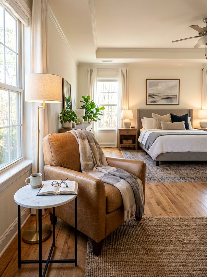 Master Bedroom Reading Nook Corner - 30 couples bedroom ideas