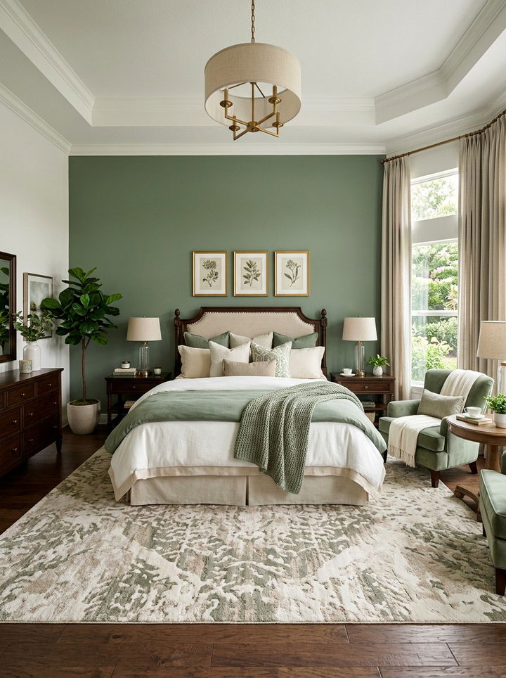Master Bedroom Sage Green Accent Wall - 30 sage green accent wall bedroom