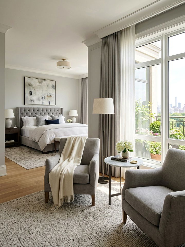 Master Bedroom Seating Area - 30 model home bedroom ideas