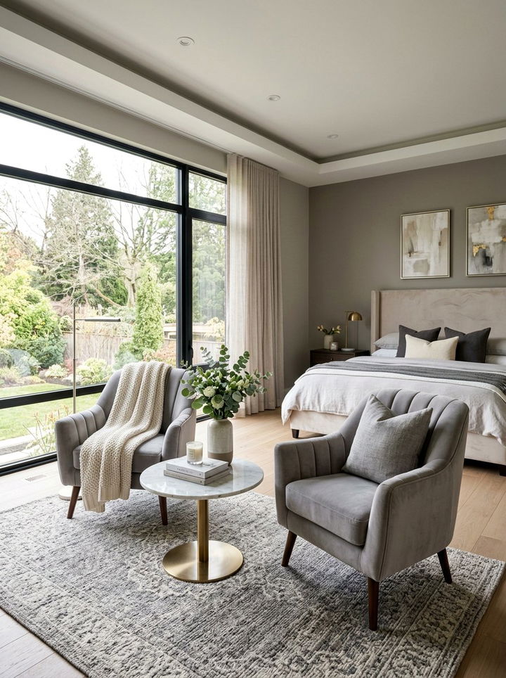 Master Bedroom Seating Area - 30 large bedroom ideas