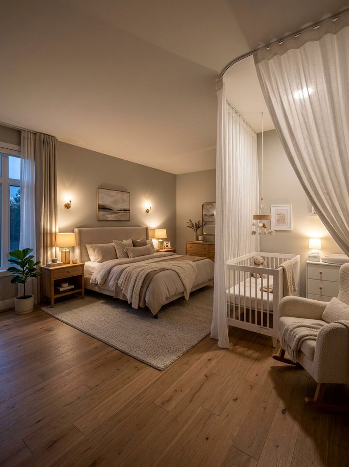 Master Bedroom To Nursery Nook - 30 bedroom transition ideas