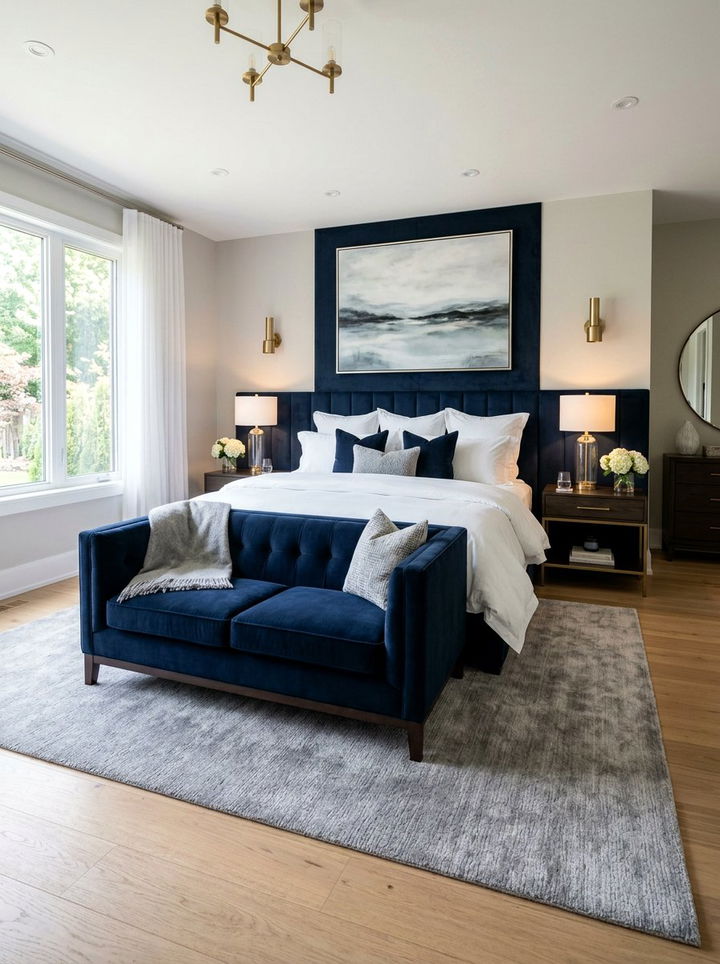 Master Bedroom With End Of Bed Seating - 30 bedroom loveseats