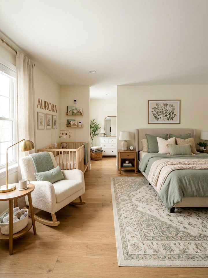 Master Bedroom With Nursery Layout - 30 bedroom layout ideas