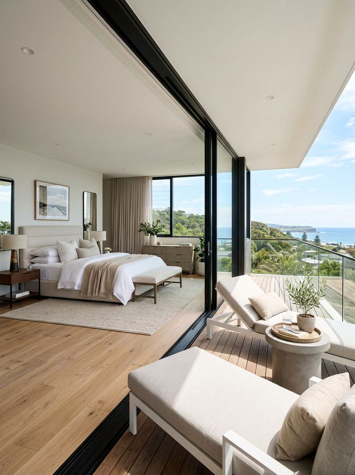 Master Bedroom With Private Balcony - 30 mansion bedroom ideas