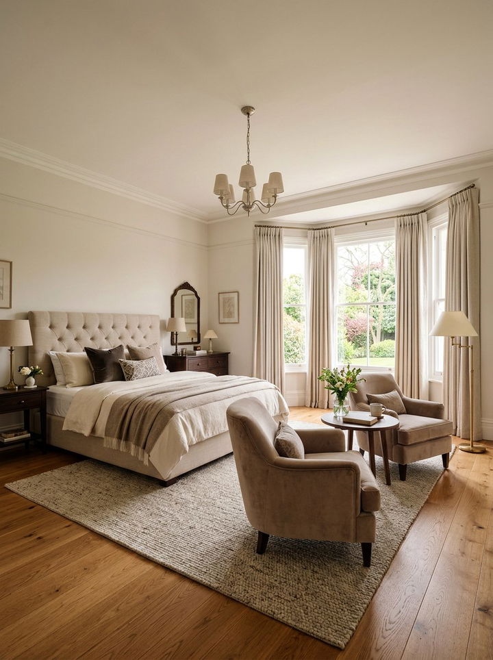 Master Bedroom With Sitting Area - 30 bedroom suite ideas