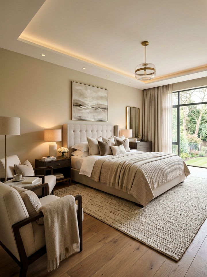 Master Beige Bedroom - 30 minimalist beige bedroom ideas