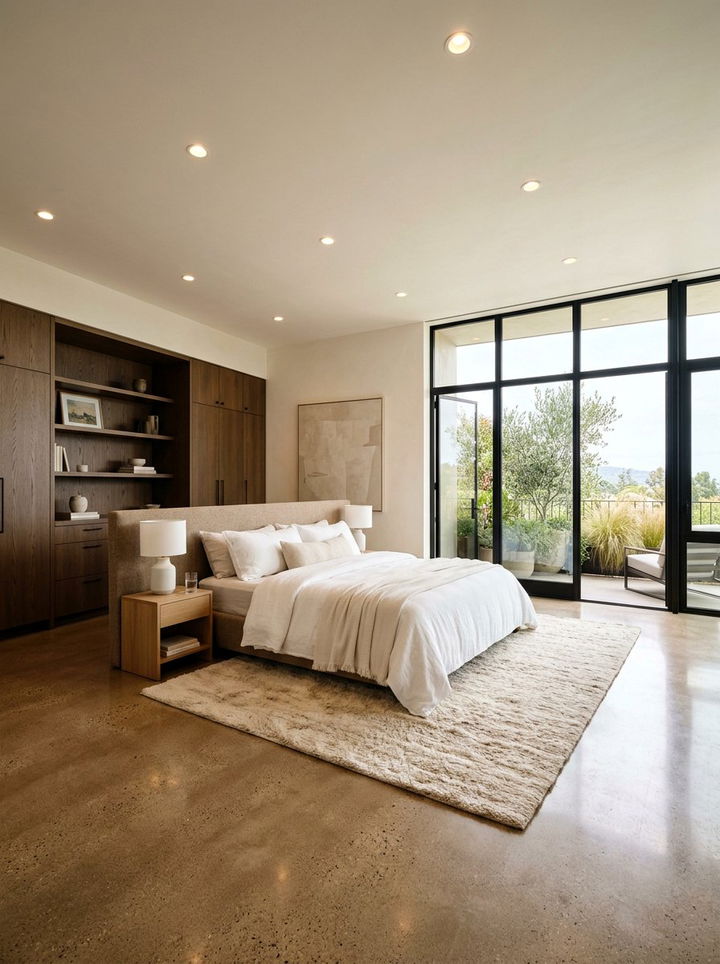 Master Concrete Floor Bedroom - 30 bedroom concrete floors