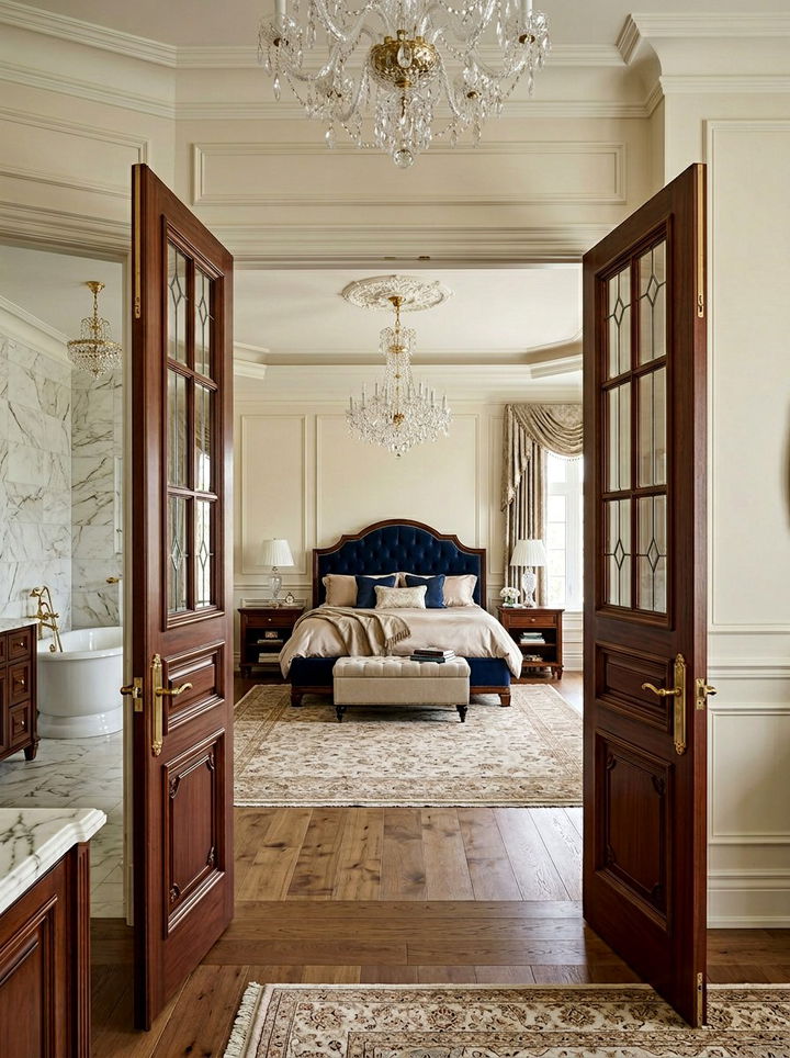 Master Suite Double Doors - 30 bedroom barn doors