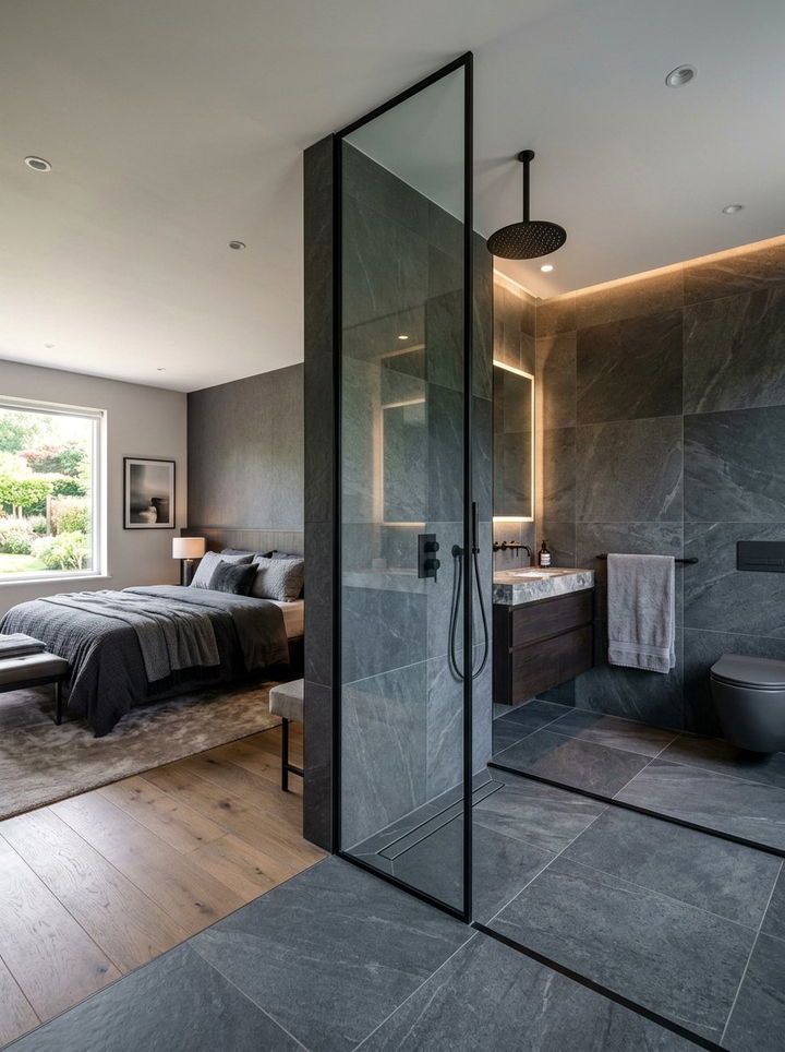 Master Suite With Wet Room - 30 bedroom ensuite ideas