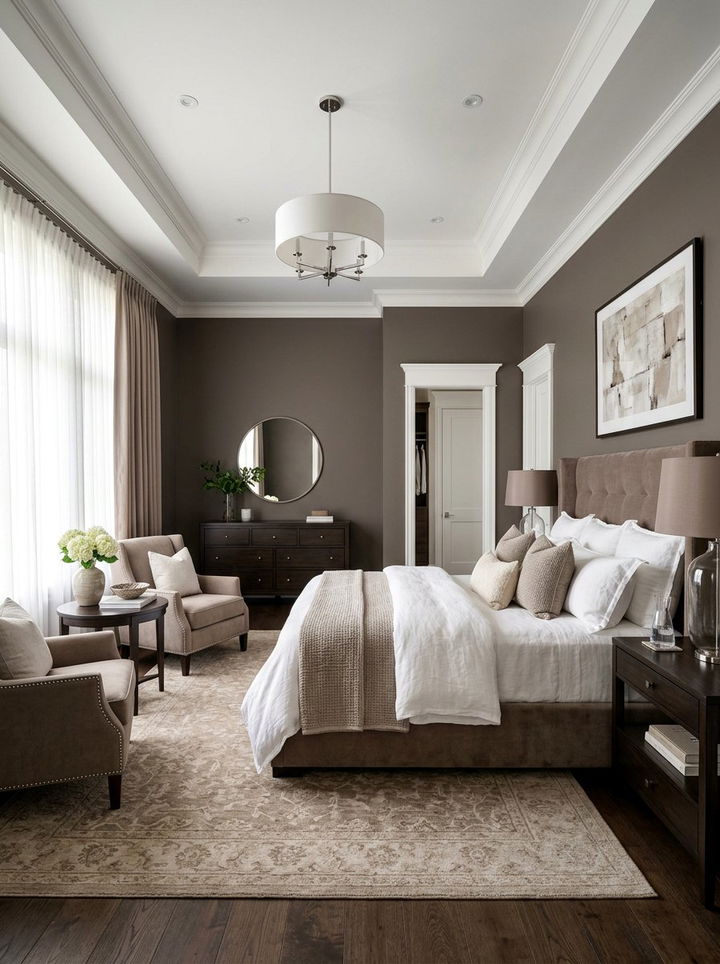 Master Taupe And White Bedroom - 30 taupe and white bedroom ideas