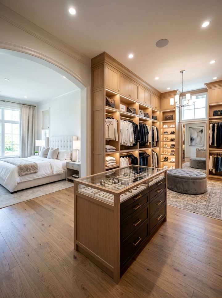 Master bedroom walk in closet - 30 high end bedroom ideas