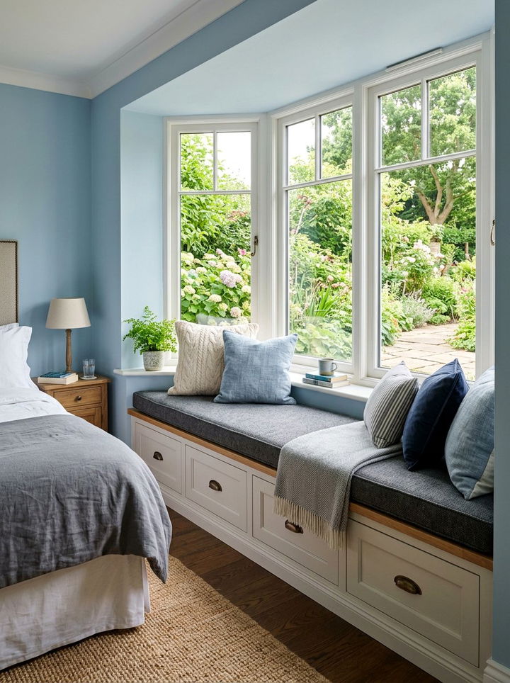 Master bedroom window seat - 30 bespoke bedroom ideas