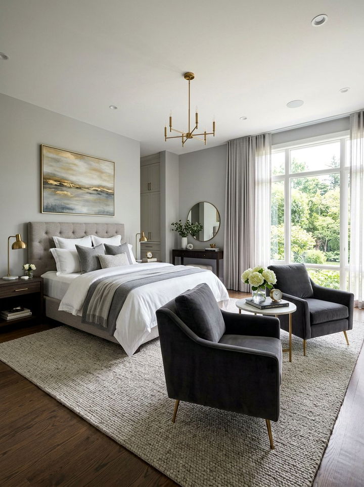 Master bedroom with seating area - 30 high end bedroom ideas