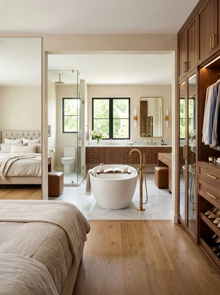 Master ensuite expansion into bedroom - 30 bedroom to bathroom conversion ideas