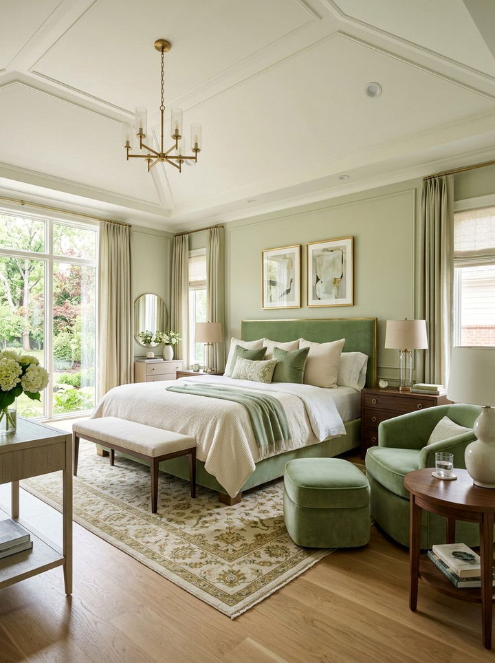 Master pistachio bedroom - 30 pistachio bedroom ideas