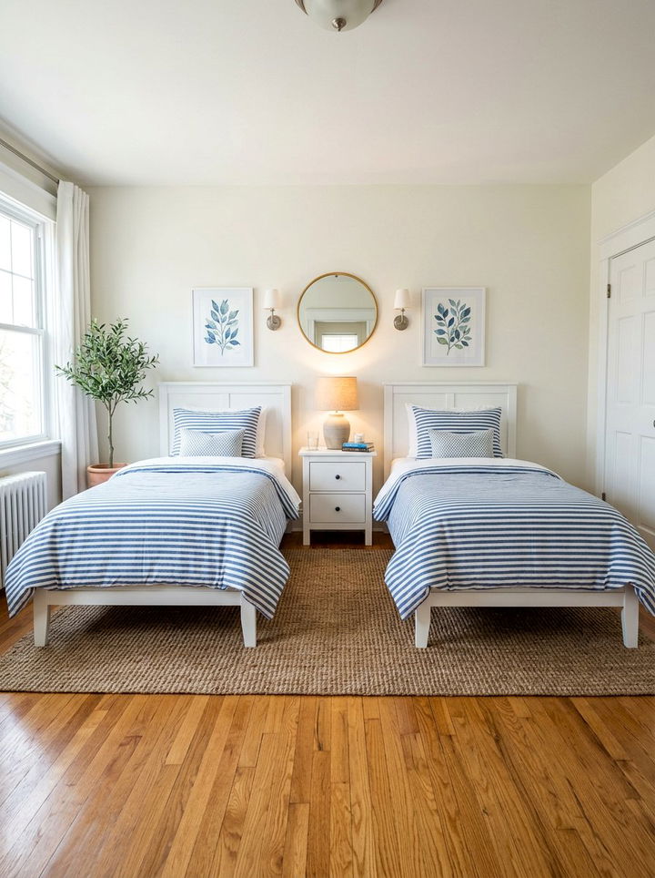 Matching Twin Beds - 30 twin siblings bedroom ideas