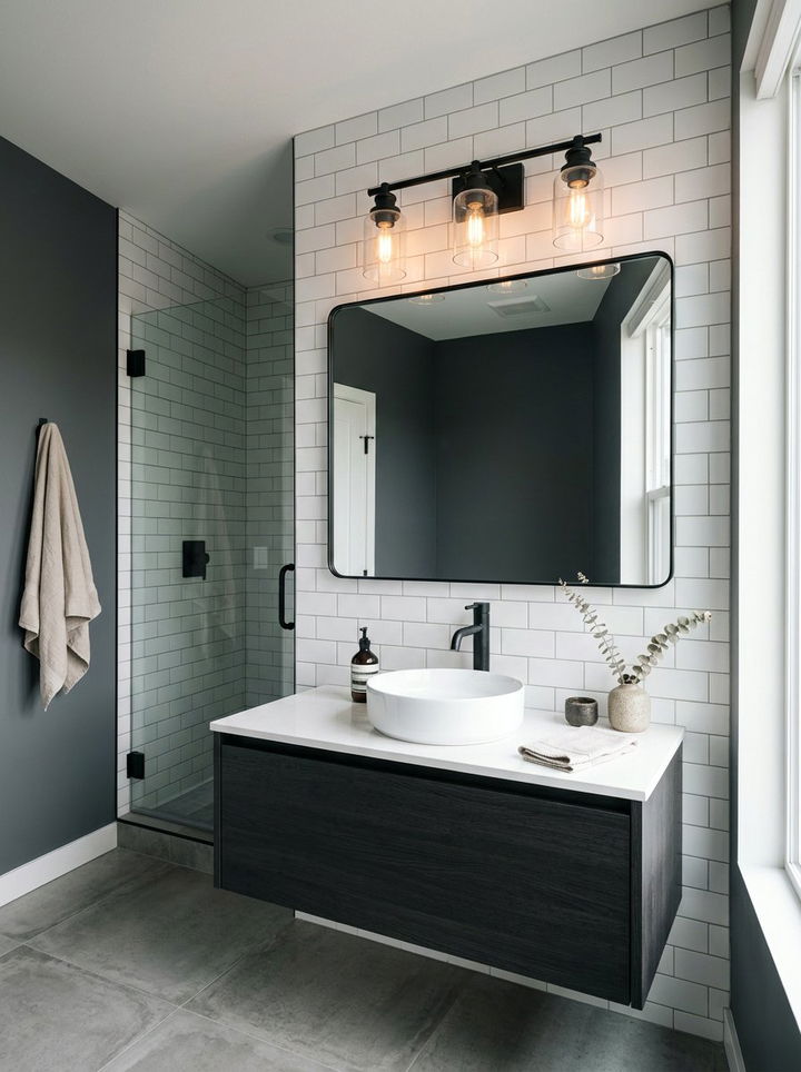 Matte Black Vanity Light - 30 bedroom vanity lights