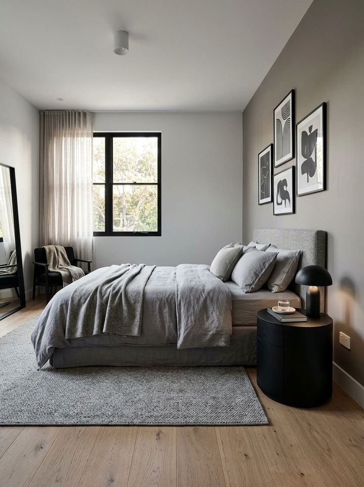 Matte Round Nightstand - 30 bedroom round nightstands