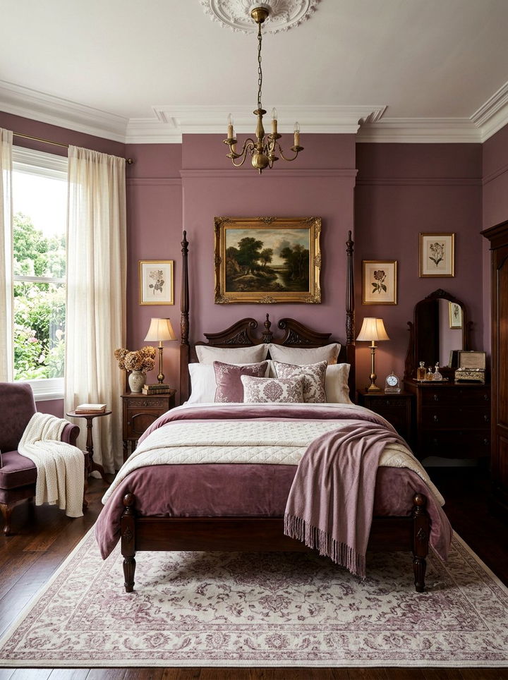 Mauve Bedroom - 30 serene bedroom color ideas