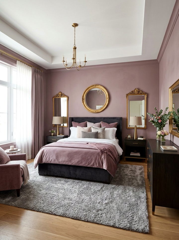 Mauve Bedroom - 30 bedroom paint ideas