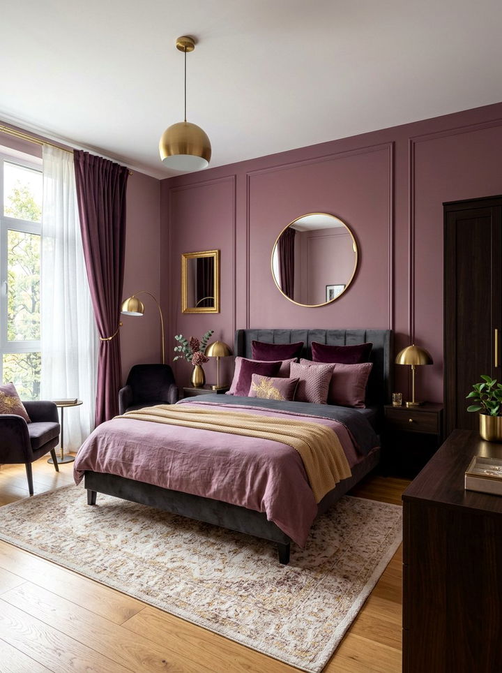 Mauve Bedroom - 30 cozy bedroom color ideas