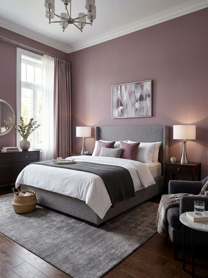 Mauve Bedroom - 30 pink bedroom ideas