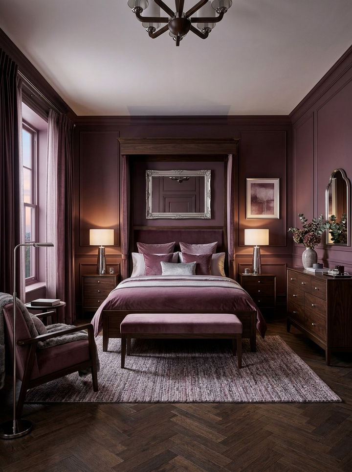 Mauve bedroom - 30 pastel bedroom ideas