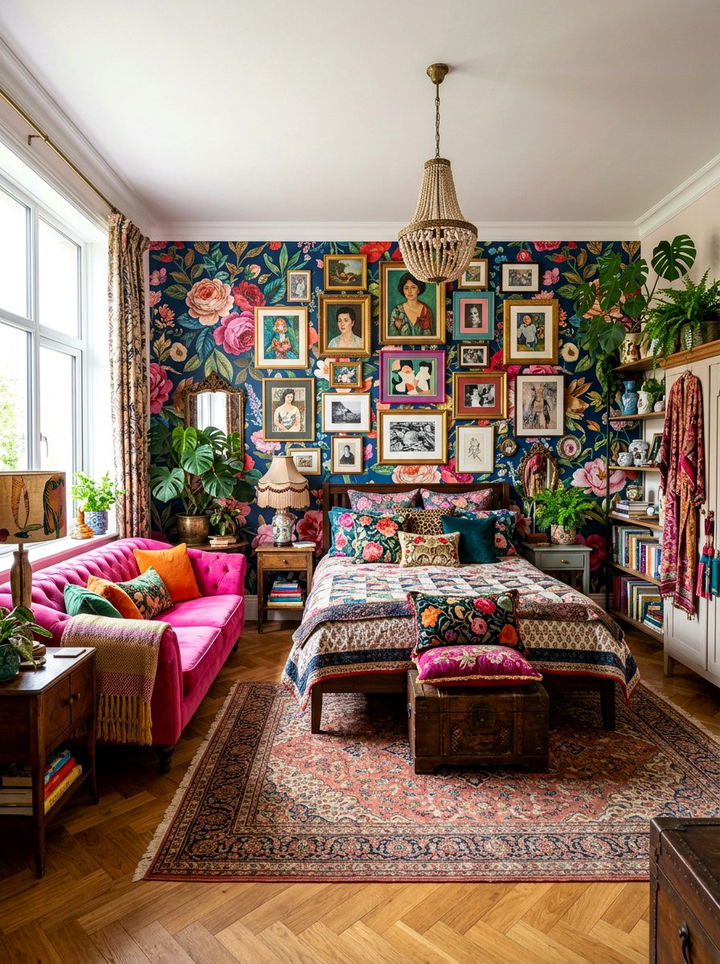 Maximalist Eclectic Bedroom - 30 trending bedroom ideas