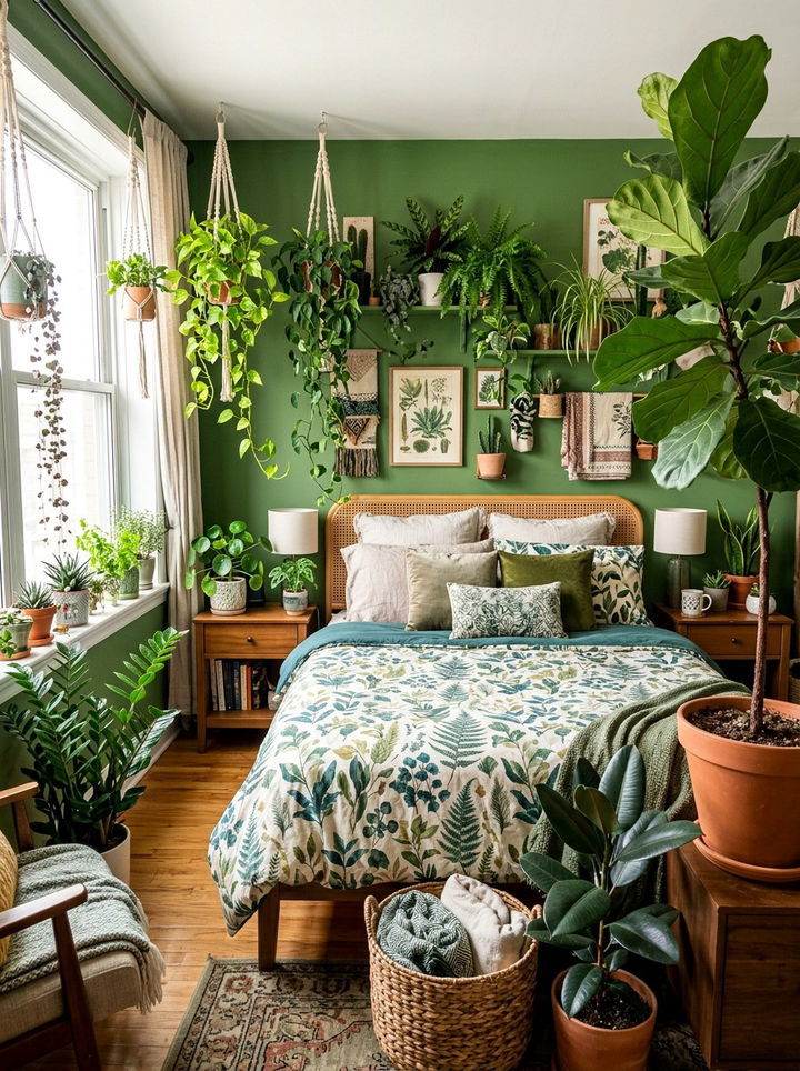 Maximalist Houseplant Bedroom - 30 maximalist bedroom ideas