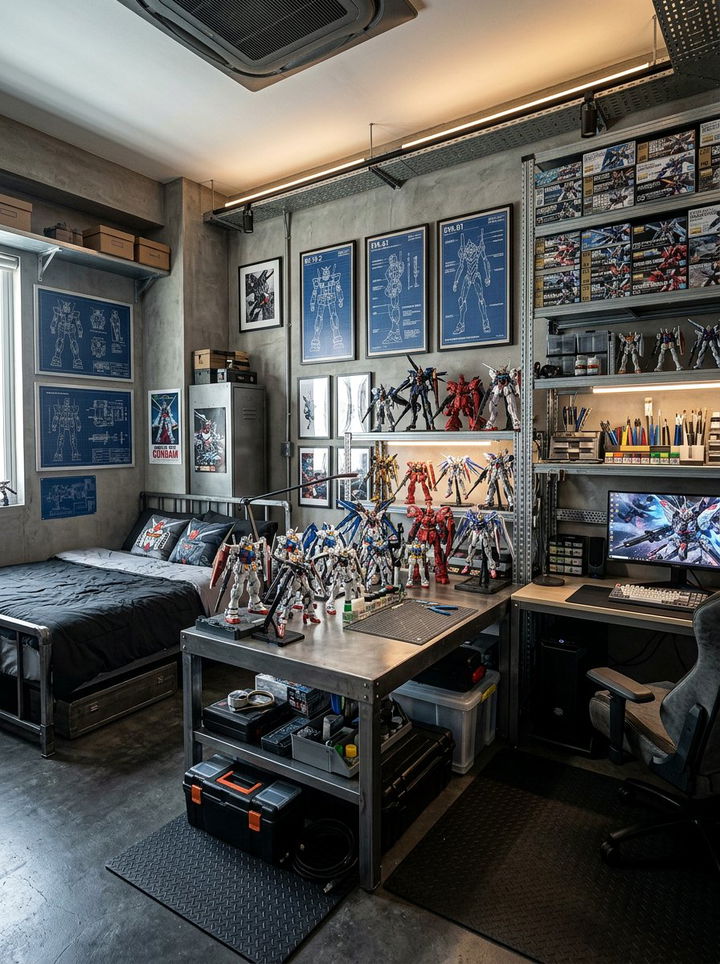 Mecha Anime Bedroom - 30 anime bedroom ideas