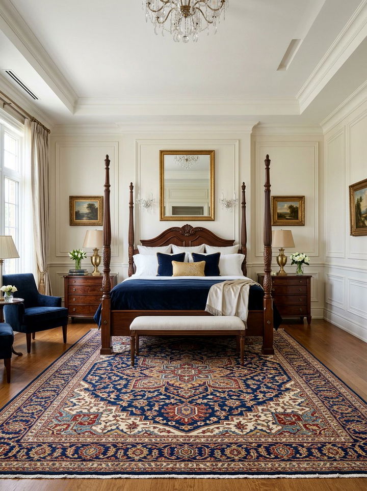 Medallion Persian rug bedroom - 30 bedroom Persian rugs