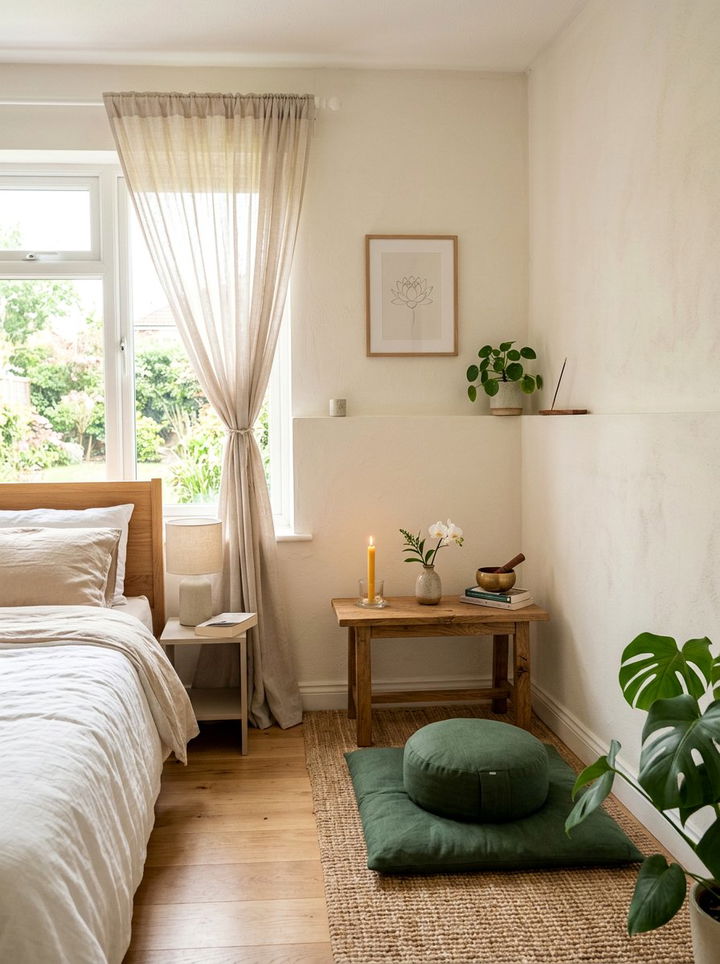 Meditation altar bedroom - 30 meditation bedroom ideas