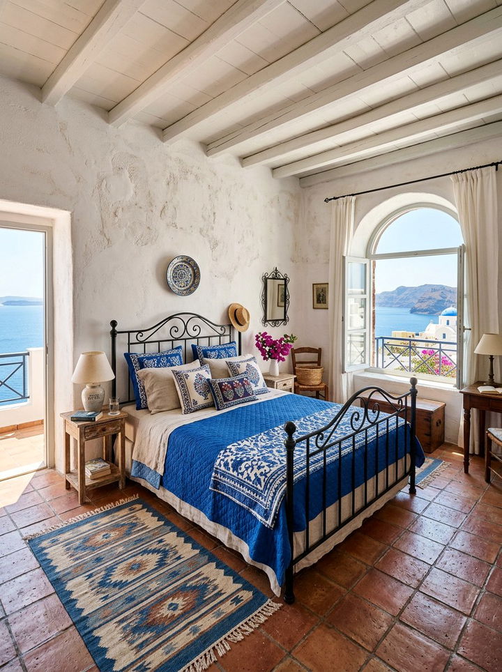 Mediterranean Bedroom - 30 ocean themed bedroom ideas