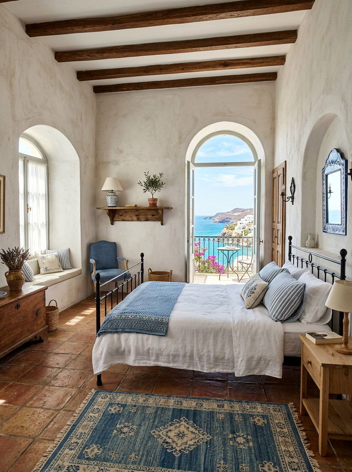 Mediterranean Bedroom - 30 bedroom aesthetic ideas